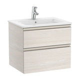 Bathroom Vanity Unit with Basin Central Unik de 60 cm Colección The Gap Fresno Roca