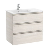 Bathroom Vanity Unit with Basin Izquierdo Unik de 80 cm Colección The Gap Fresno Roca