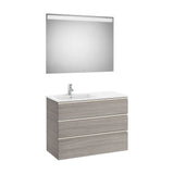 Conjunto de Baño with Basin Izquierdo de 100 cm Colección The Gap Roble Roca