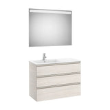 Conjunto de Baño with Basin Izquierdo de 100 cm Colección The Gap Fresno Roca