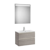 Conjunto para Casa de Banho Compacto Com Lavatório Central Cor Carvalho de 70 cm Colección The Gap Roca