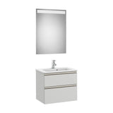 Conjunto de Baño Compacto with Basin Central Color Gris Ártico de 60 cm Colección The Gap Roca