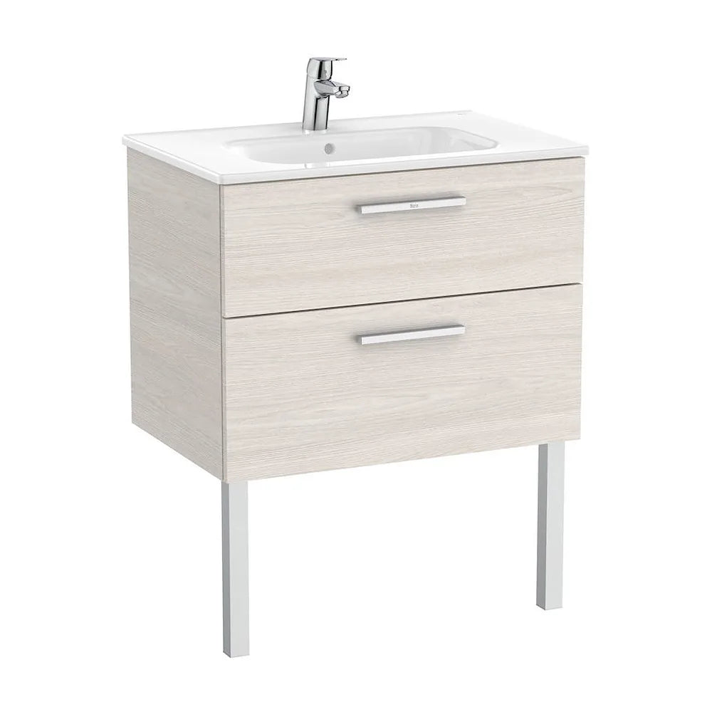 Mueble de Baño con Lavabo Central Victoria de 70 cm Colección Unik Fresno Roca - Vista 2