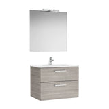 Conjunto de Baño Suspendido de 70 cm Colección Victoria Roble Roca