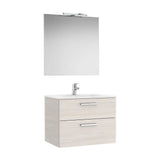 Bathroom Set with 2 Drawers 70 cm Victoria Collection Ash Roca