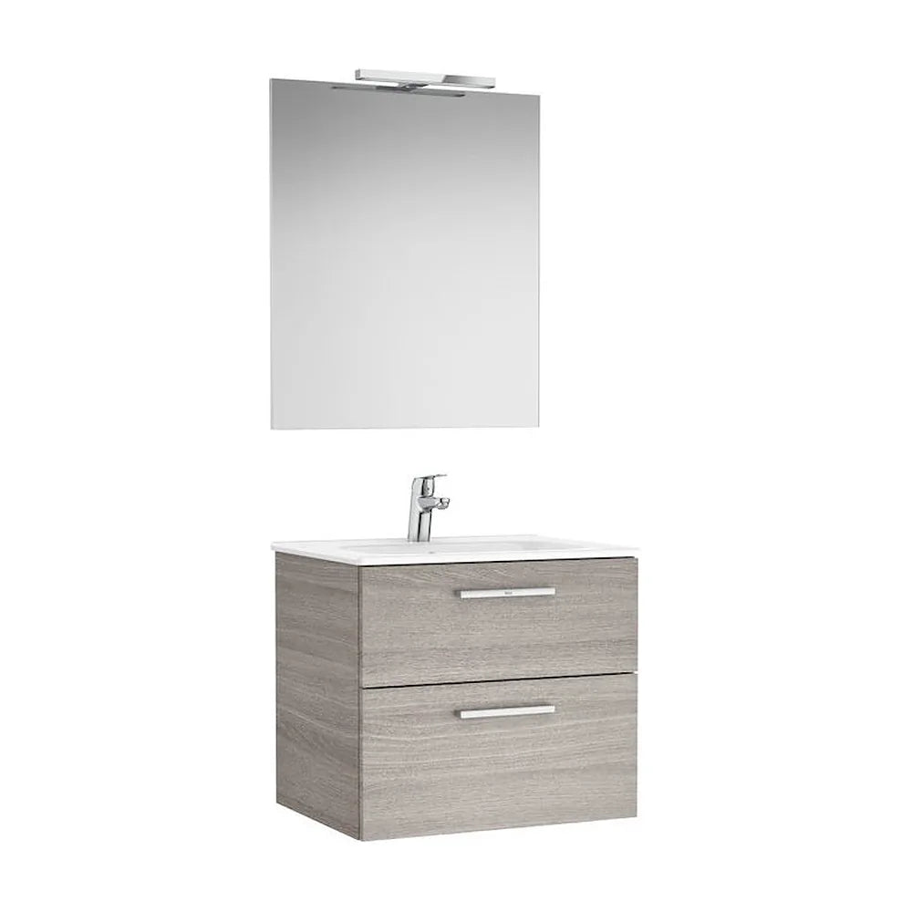 Conjunto de Baño Suspendido de 60 cm Colección Victoria Roble Roca - Vista 1
