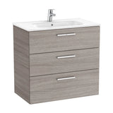 Bathroom Vanity Unit with Basin Family Victoria de 80 cm Colección Unik Roble Roca