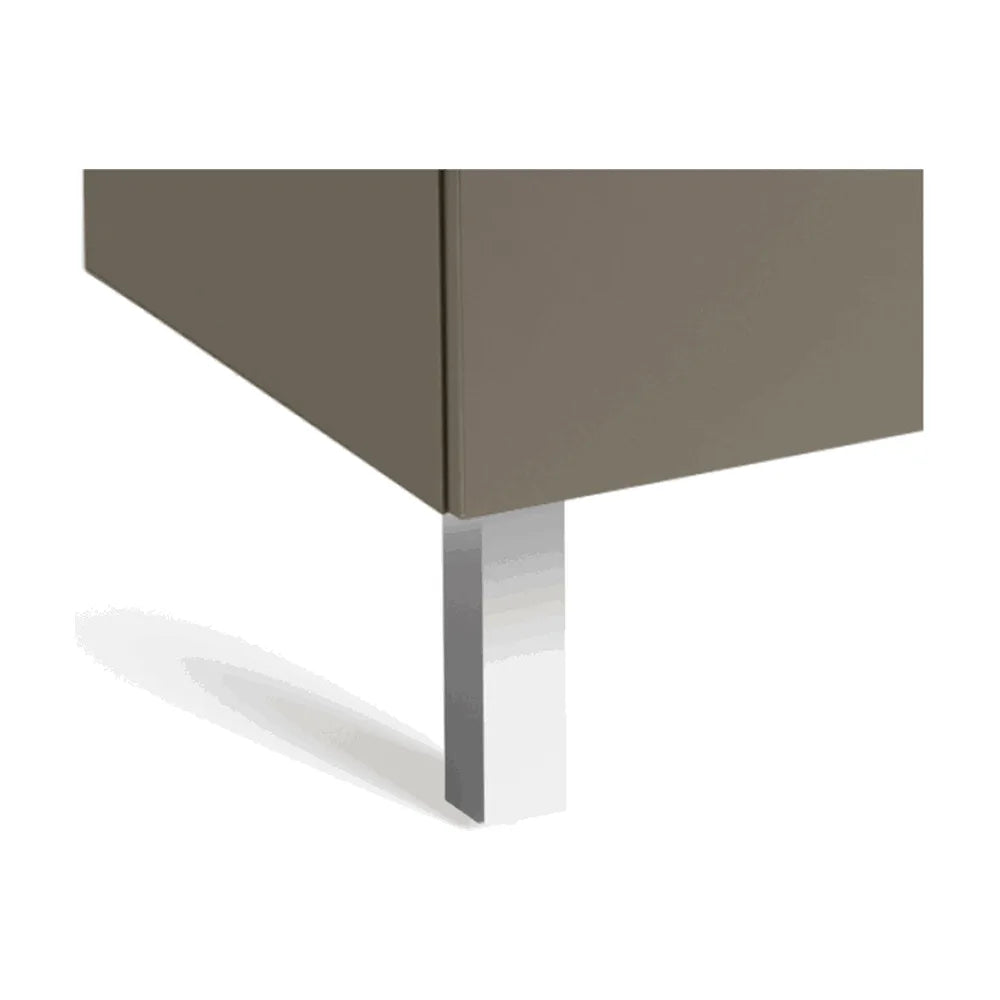 Mueble de Baño Suspendido 110 cm con Lavabo y 2 Cajones Blanco y Fresno Unik Prisma Roca - Vista 5