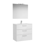 Conjunto de Baño Family de 80 cm Colección Victoria Gloss White Roca