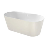 Bañera Ovalada Roca Raina STONEX 159x79 cm Beige