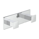 Percha doble toallero cromado Hotels Square Roca