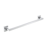 Toallero de barra para baño de metal con un acabado en color cromo Hotels Square Roca