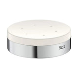 Jabonera de Encimera para Baño de Metal Cromado Round Hotels Roca