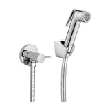 Kit de ducha para bidé una salida con llave de paso con acabado cromado Be Fresh Roca