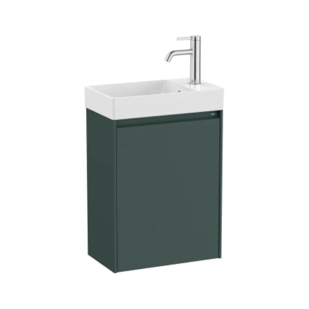 Mueble de Baño con Lavabo Verde Montaña Ella Ona de 45 cm Colección Unik Roca - Vista 1