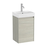 Bathroom Vanity Unit with Basin en Claro Ella Ona de 40 cm Colección Unik Roble Roca