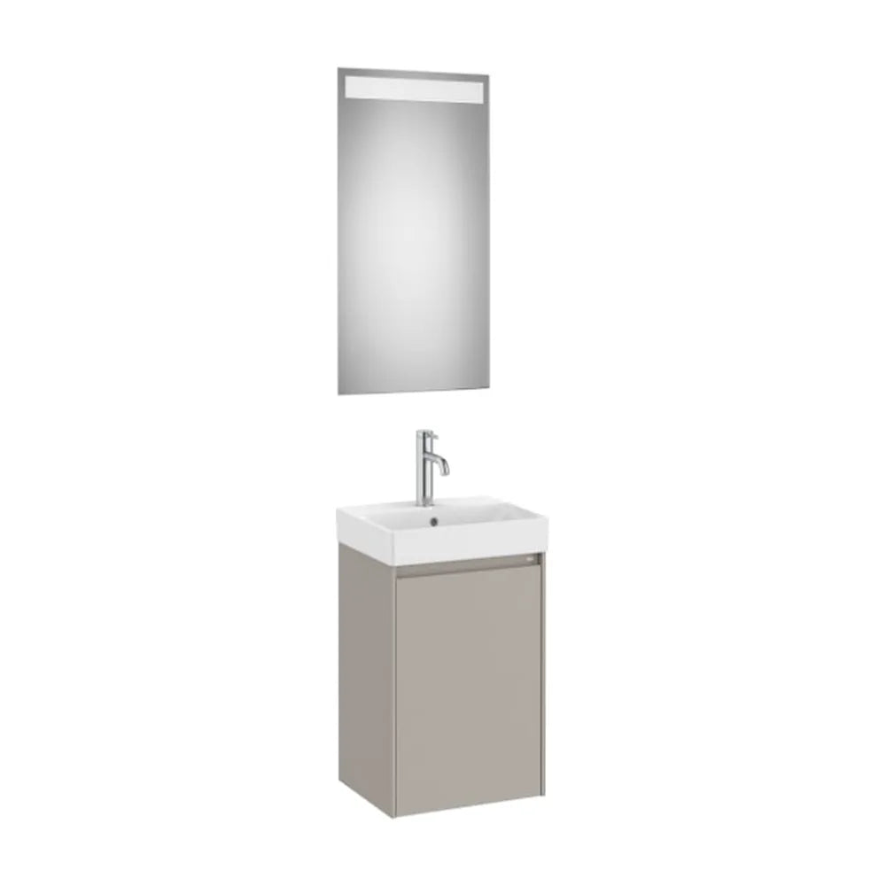 Conjunto de Baño con Lavabo Arena Mate Ella Ona de 40 cm Colección Unik Roca - Vista 1