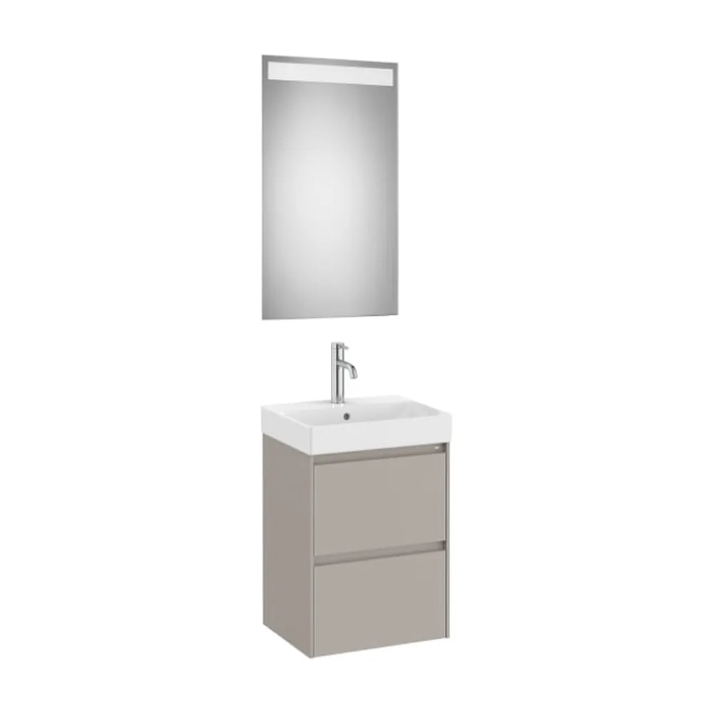 Conjunto de Baño con Lavabo Arena Mate Ella Ona de 50 cm Colección Unik Roca - Vista 1