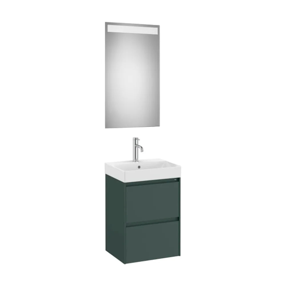 Conjunto de Baño Verde Montaña Ella Ona de 55 cm Colección Unik Roca - Vista 1