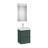Conjunto de Baño with Basin en Color Verde Montaña Ella Ona de 65 cm Colección Unik Roca