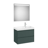 Bathroom Set Right-Hand Mountain Green Ona 80 cm Unik Collection Roca