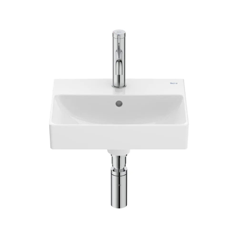 Lavabo Mural de Fineceramic con Semi Pedestal Ona 40 cm Blanco Roca - Vista 3
