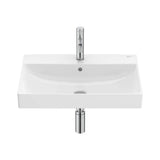 Lavabo compact en porcelaine blanc 60x46 cm Ona Roca