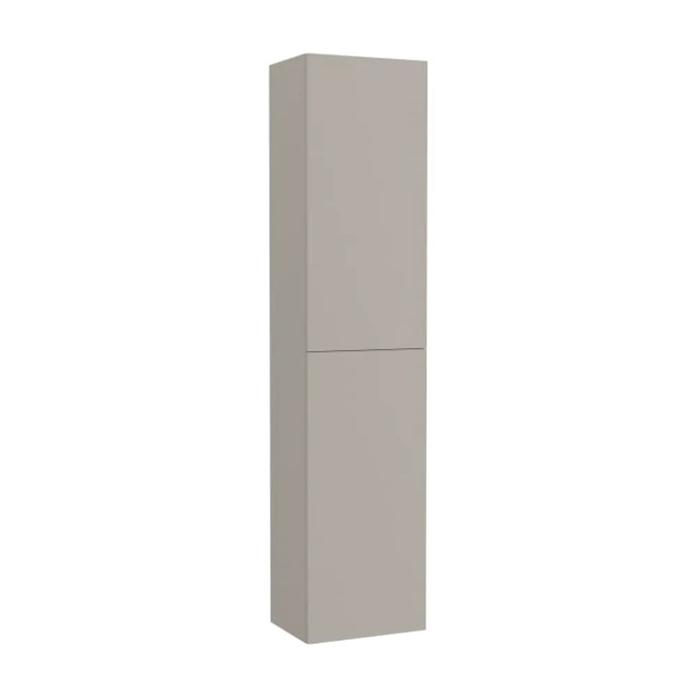 Mueble auxiliar de 40 cm de ancho con una puerta en color gris arena Delta Ona Roca - Vista 1