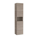 Meuble auxiliaire de 40 cm avec étagère ouverte couleur orme foncé Delta One Roca