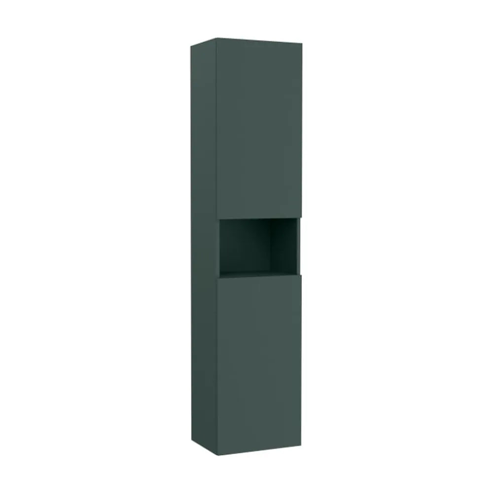 Mueble auxiliar de 40 cm de ancho con repisa abierta en color verde montaña Delta Ona Roca - Vista 1