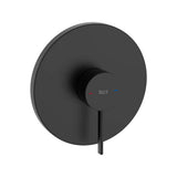 Grifo Monocomando para Ducha y Empotrable Latón y Plástico Ona Negro Mate Roca