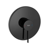 Grifo monocomando para ducha de 16cm y empotrable de color negro titanio Ona Roca