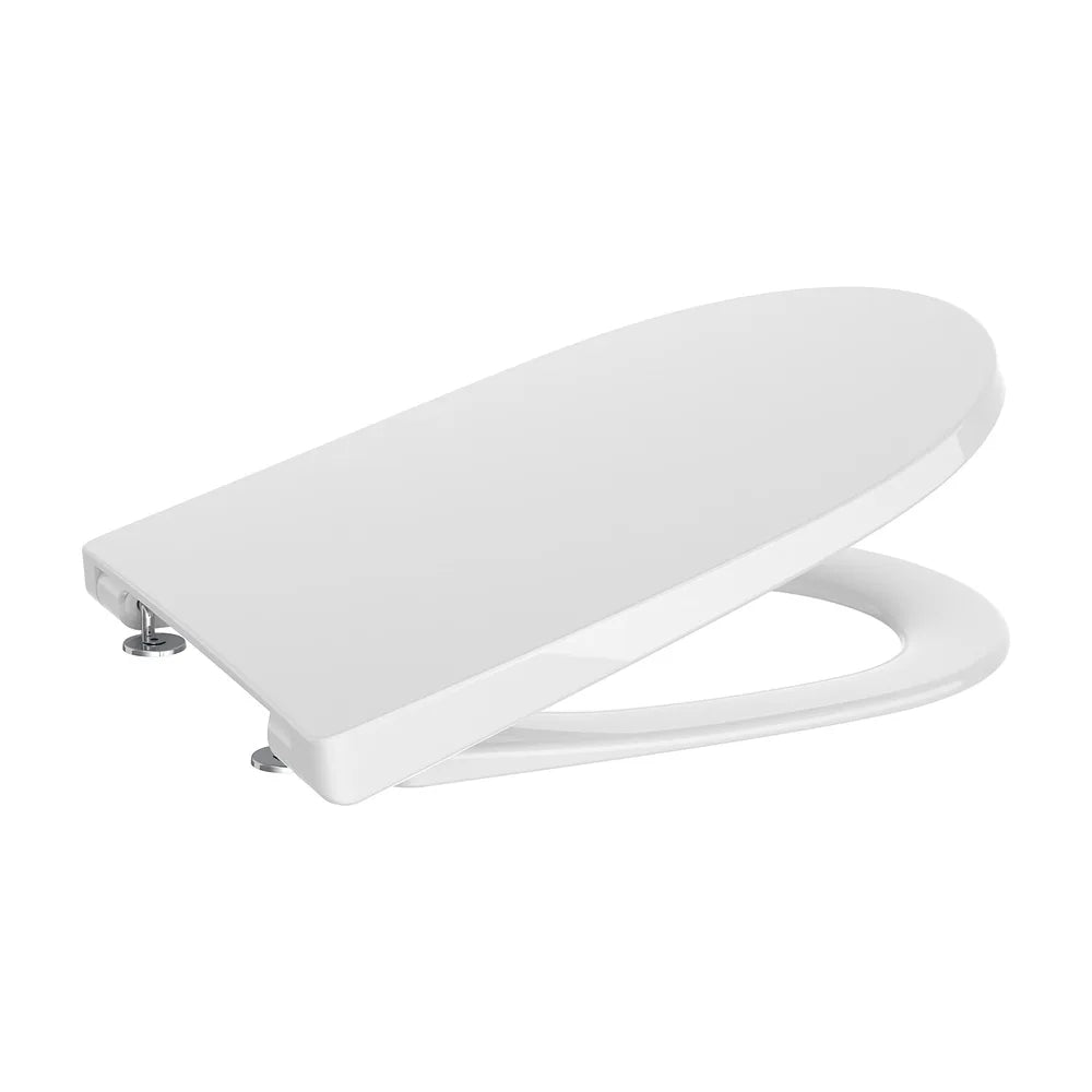 Inodoro Redondo Tanque Bajo y Salida Dual Brillante y Rimless Ona Blanco Roca - Vista 3
