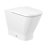Roca The Gap Square Rimless Porcelain Toilet Pan for High-Level Wall Cistern White