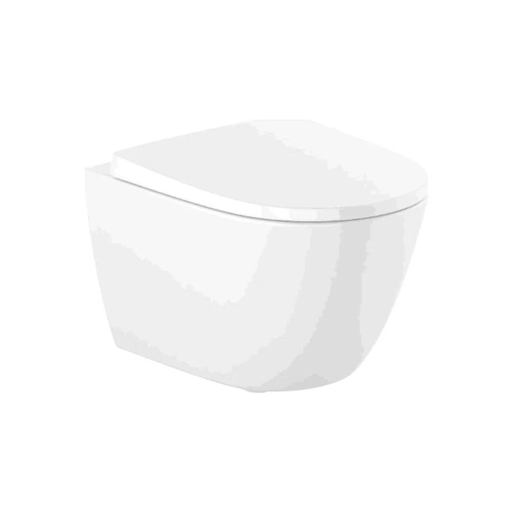 Tapa y asiento para inodoro de Supralit® con caída amortiguada y un diseño circular Ona Roca - Vista 2