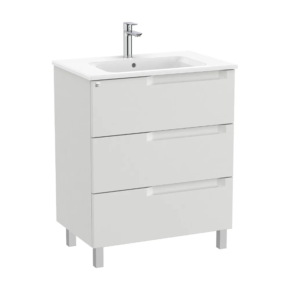 Mueble de Baño con Lavabo Centrado Gris Piedra de 70 cm Colección Aleyda Roca - Vista 1