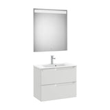 Conjunto de Lavabo Centrado Gris Piedra Aleyda 70 cm Roca