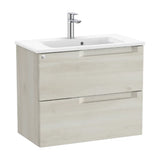 Mueble de Baño con Lavabo Centrado Madera de 70 cm Colección Aleyda Blanco Roca