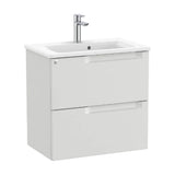 Bathroom Vanity Unit with Basin Centrado Gris Piedra de 60 cm Colección Aleyda Roca