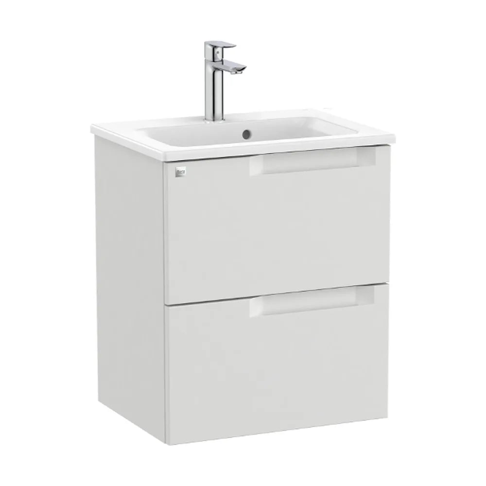 Mueble de Baño con Lavabo Centrado Gris Piedra de 50 cm Colección Aleyda Roca - Vista 1