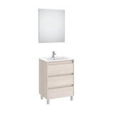 Three-Drawer Washbasin Set Nordic Tenet 60 cm Ash Roca