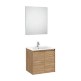 Conjunto de Lavabo de 2 Puertas Nogal Tenet 60 cm Roca