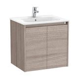 Bathroom Vanity Unit with Basin y 2 Puertas con City de 60 cm Colección Tenet Roble Roca