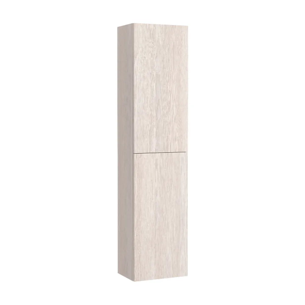 Mueble columna auxiliar de baño reversible y suspendido en color fresno nórdico Extra Roca - Vista 1