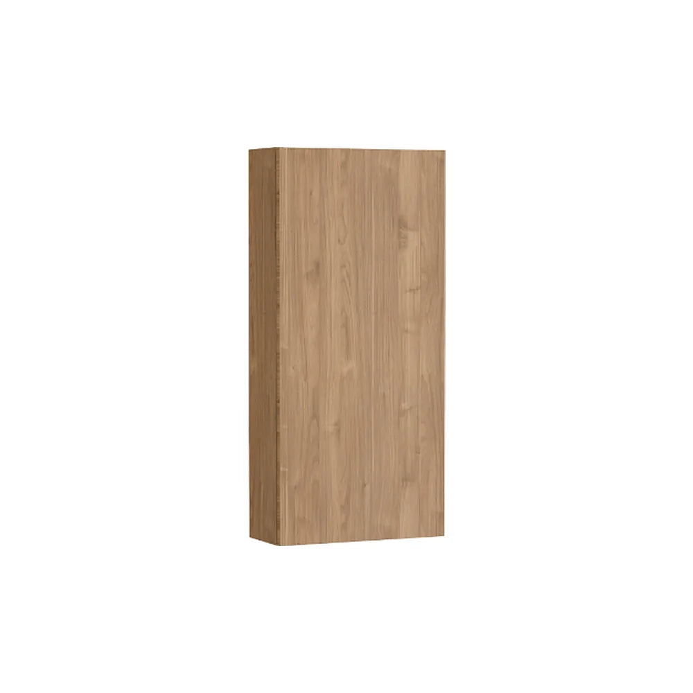 Mueble alto auxiliar de baño suspendido con una puerta en color nogal Extra Roca - Vista 1