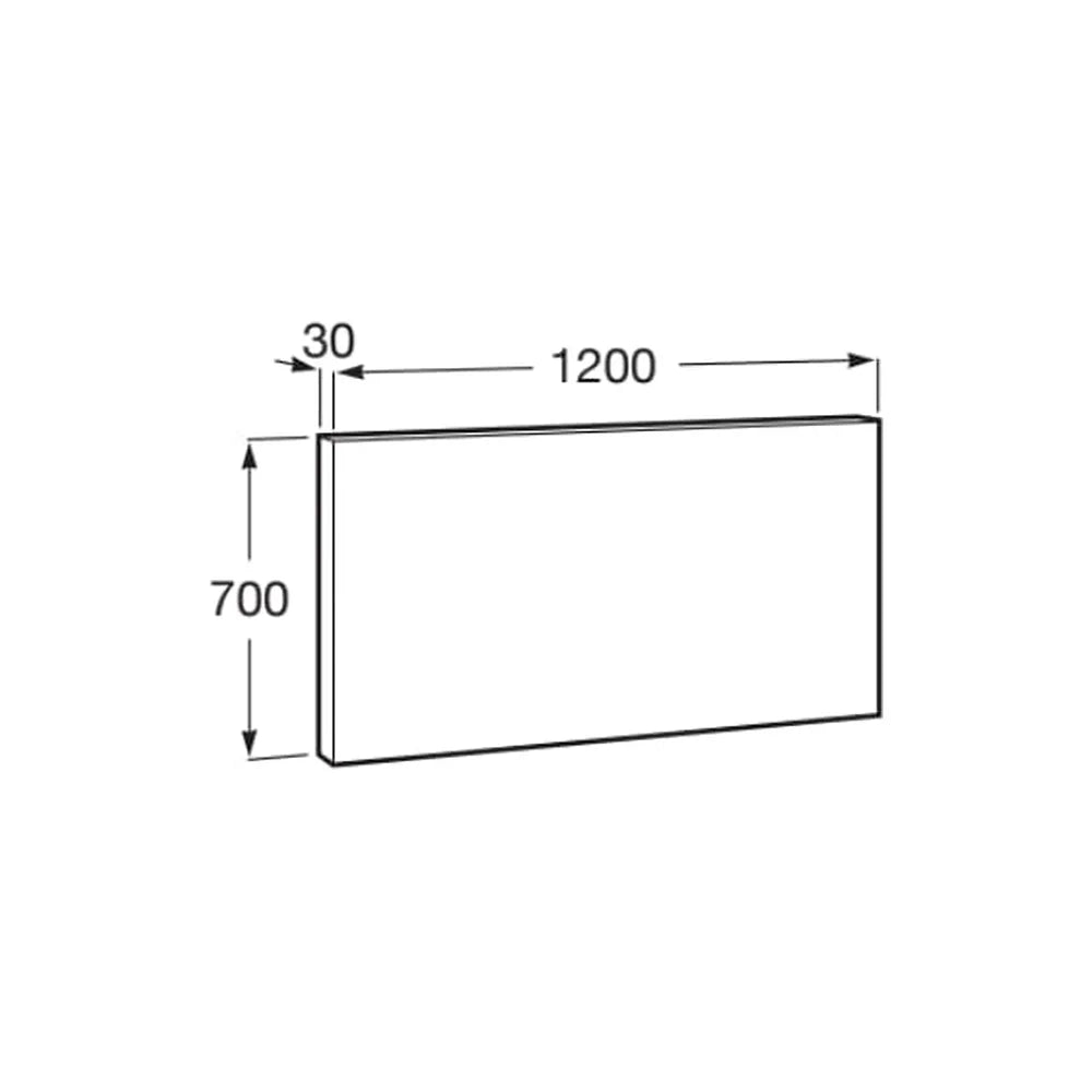 Espejo de Cristal Templado para Baño de Diseño Rectangular con Luz Perimetral Luna Roca - Vista 3