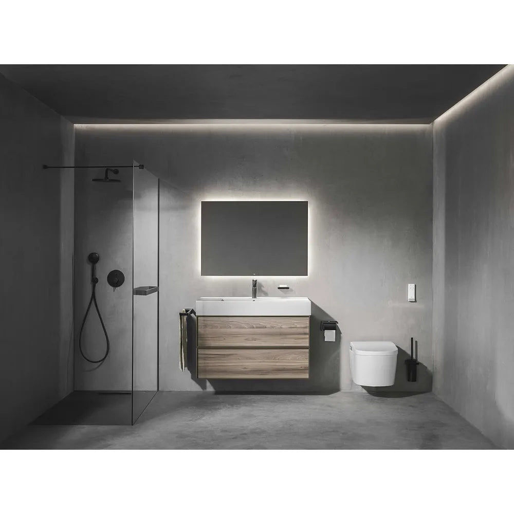 Espejo rectangular con luz perimetral de 100x80 cm Luna Roca - Vista 3