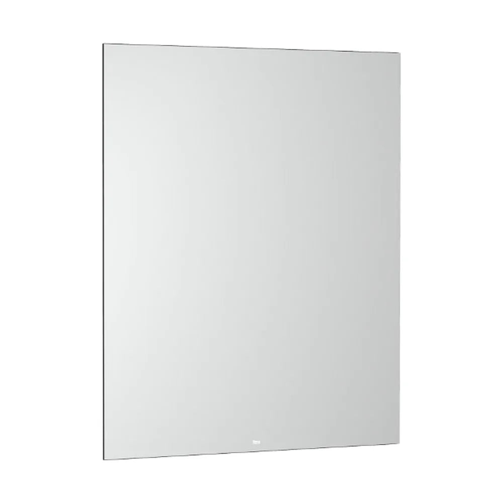 Espejo de cristal templado mural con diseño rectangular y luz perimetra Luna Roca - Vista 1