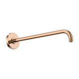 Support Pour Pomme Haute de Douche Or Rose 40 cm Roca