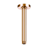 Support Pour Pomme Haute de Douche Or Rose 20 cm Roca